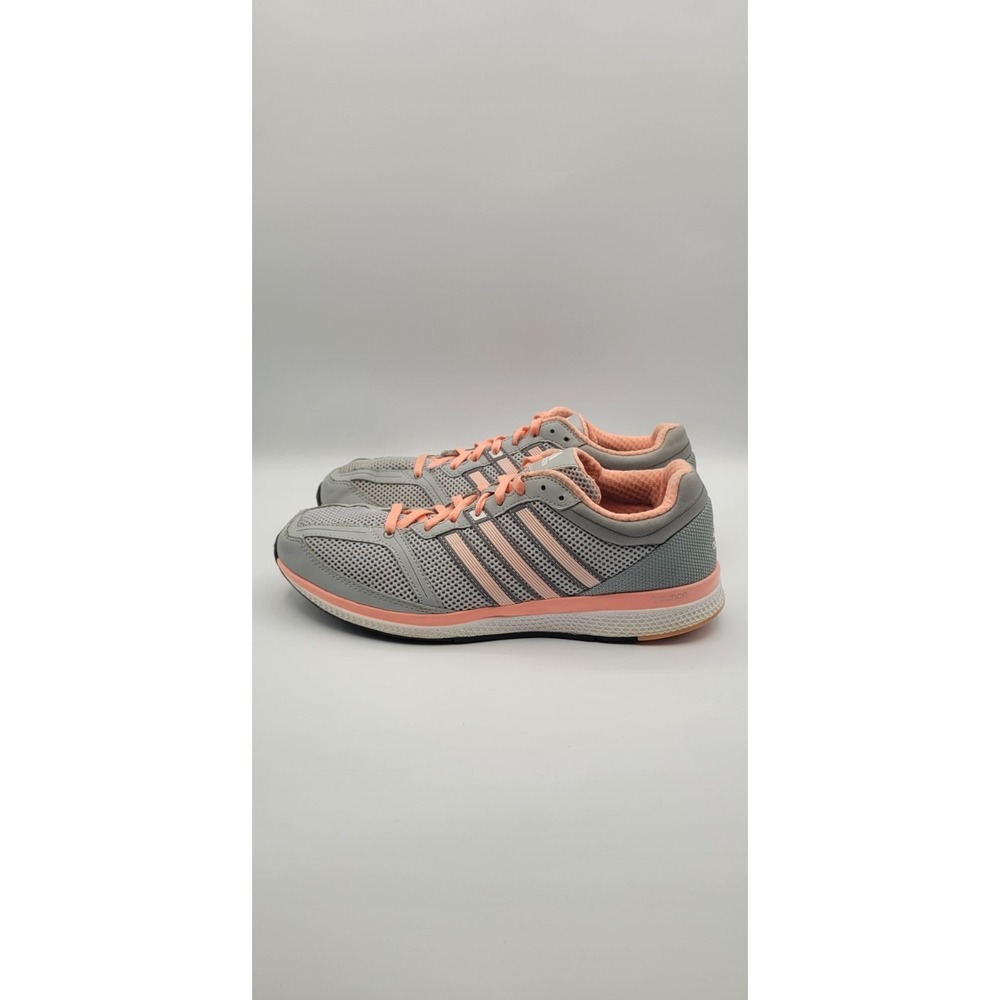 Adidas Women's Mana RC Bounce 9.5 Gray Pink Running Shoes Athletic Mesh Trainers